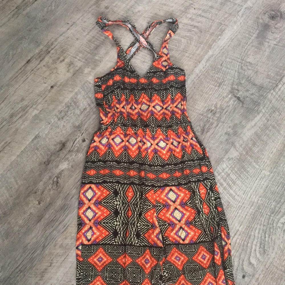 Tribal print jumpsuit
